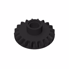 GOBRICKS GDS-1105 Gear 20 Tooth Bevel with Pin Hole - YWOBB