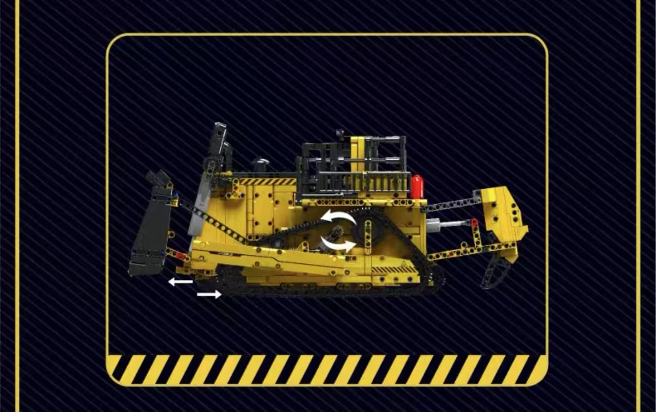 Mould King 15071 Bulldozer - YWOBB