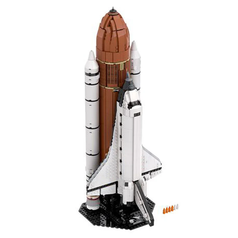 GOBRICKS MOC 46228 Space Shuttle (1:110 Scale) - YWOBB