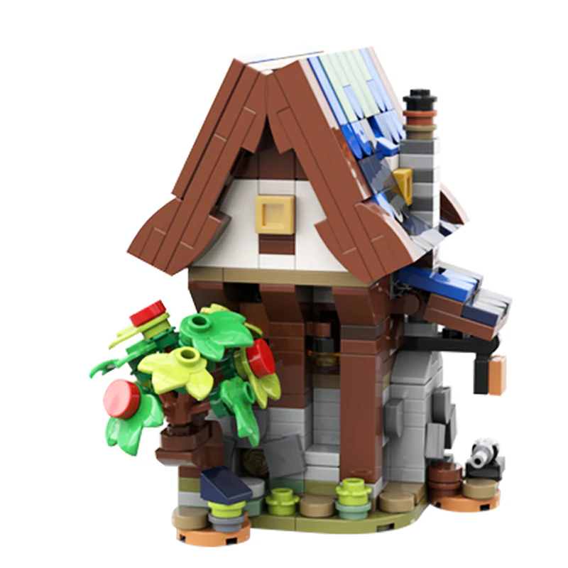 GOBRICKS MOC 133028 Mini 21325 Medieval Blacksmith - YWOBB
