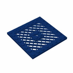 GOBRICKS GDS-1122 Plate, Modified 8 x 8 with Grille - YWOBB