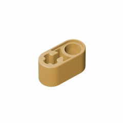 GOBRICKS GDS-669 Liftarm Thick 1 x 2 - Axle Hole - YWOBB