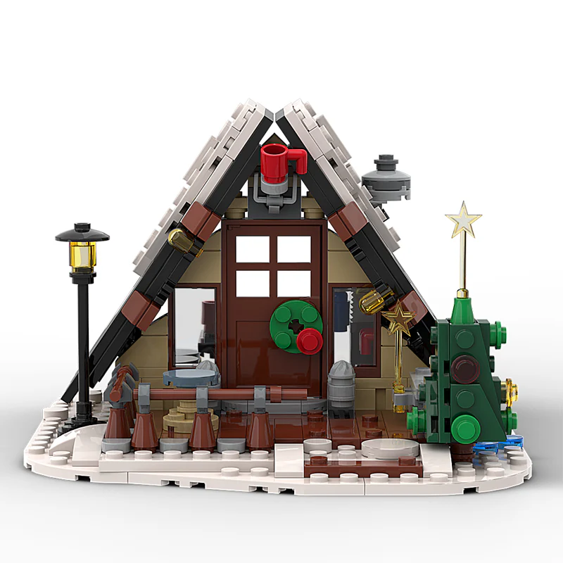 GOBRICKS MOC 59602 Winter Cottage - YWOBB