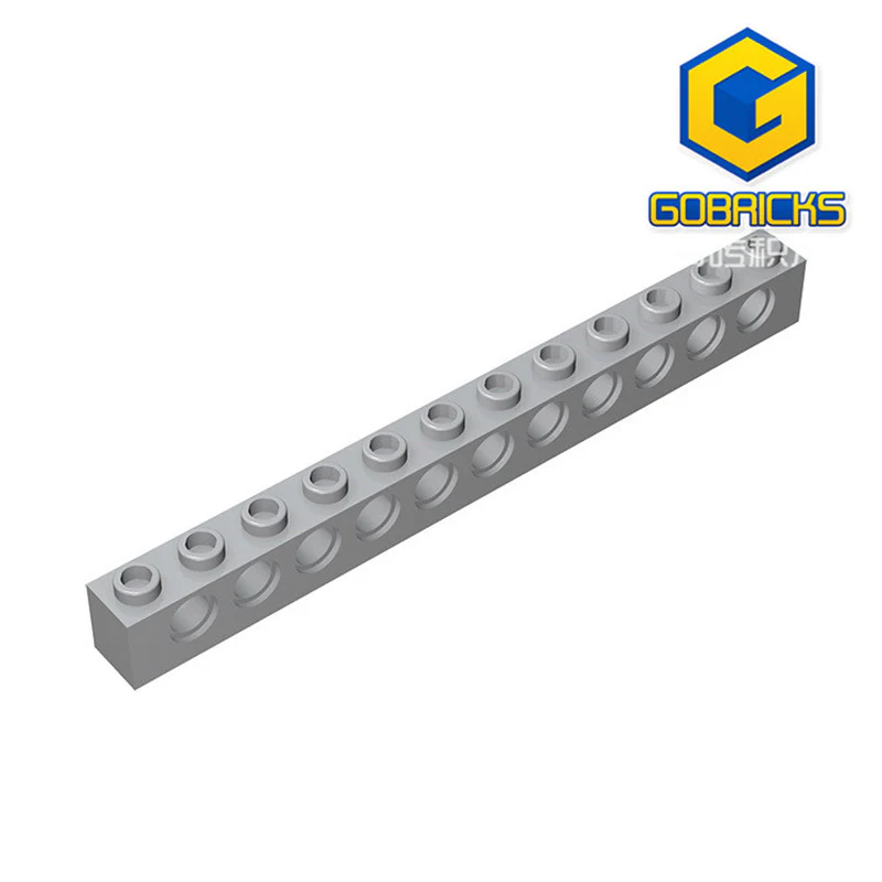 GOBRICKS GDS-582  Brick 1 x 12 with Holes - YWOBB