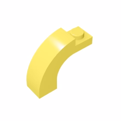 GOBRICKS GDS-719  Arch 1 x 3 x 2 Curved Top - YWOBB
