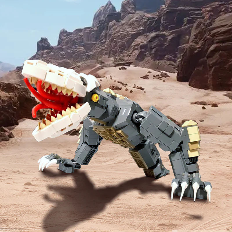 GOBRICKS MOC 125063 Kaiju Skull Crawler - YWOBB