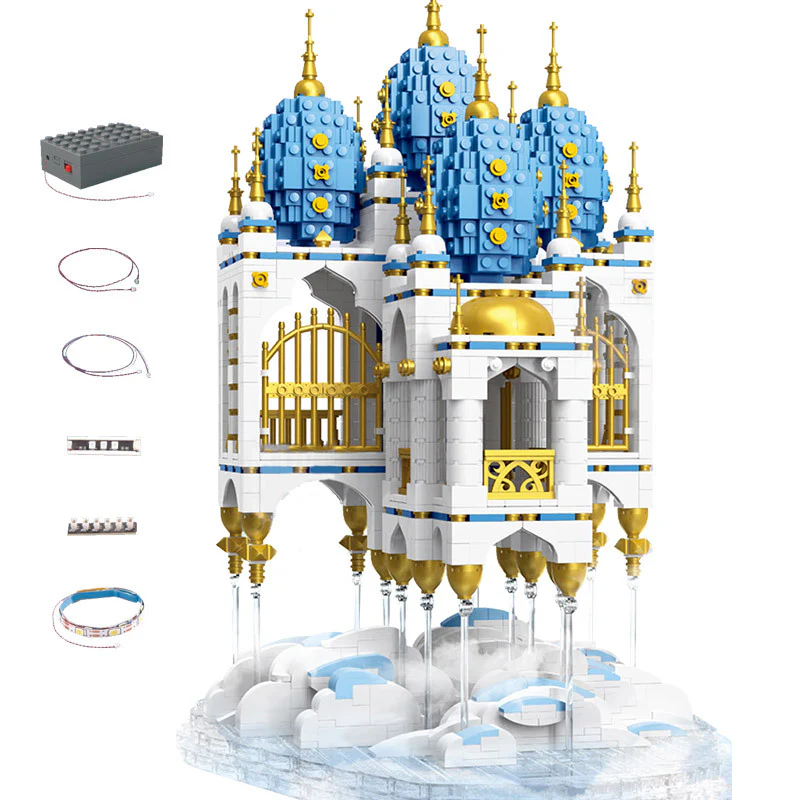 Mould King 16015 Sky Castle with LED lights - YWOBB