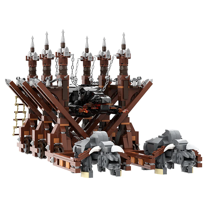 GOBRICKS MOC 135811 Battering ram-Grond - YWOBB