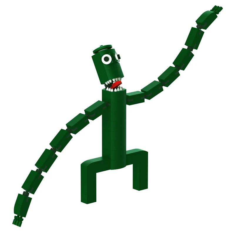 GOBRICKS MOC A0020 Rainbow Friends-Green - YWOBB