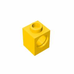 GOBRICKS GDS-622  Brick 1 x 1 with Hole - YWOBB