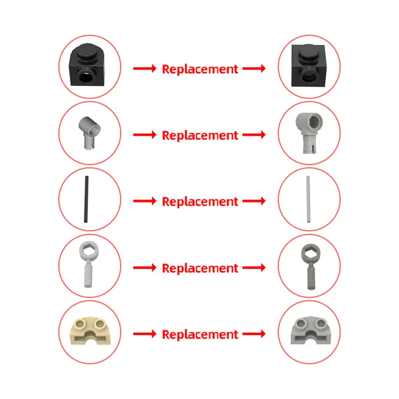 GOBRICKS MOC 168210 B1 Battle Droid - YWOBB