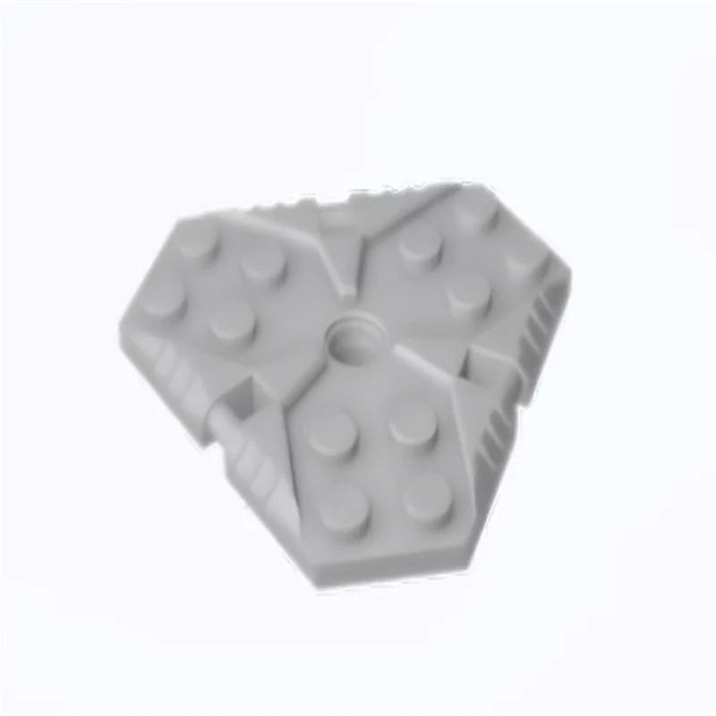 GOBRICKS GDS-90186 Plate Modified 6 x 6 Hexagonal with Pin Hole - YWOBB