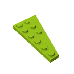 GOBRICKS GDS-551  Plate 6 x 3 Left - YWOBB