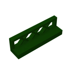 GOBRICKS GDS-881 Fence 1 x 4 x 1 - YWOBB