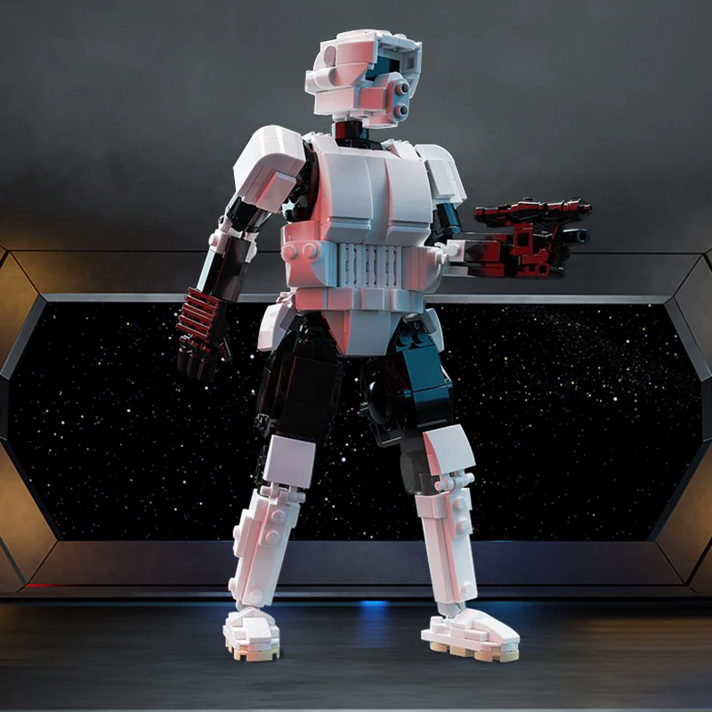 GOBRICKS MOC 87909 Scout Trooper - YWOBB