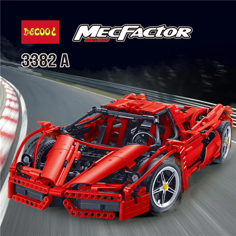 DECOOL 3382A/B Formula Speed Champions Racer Car F1 Enzoed - YWOBB