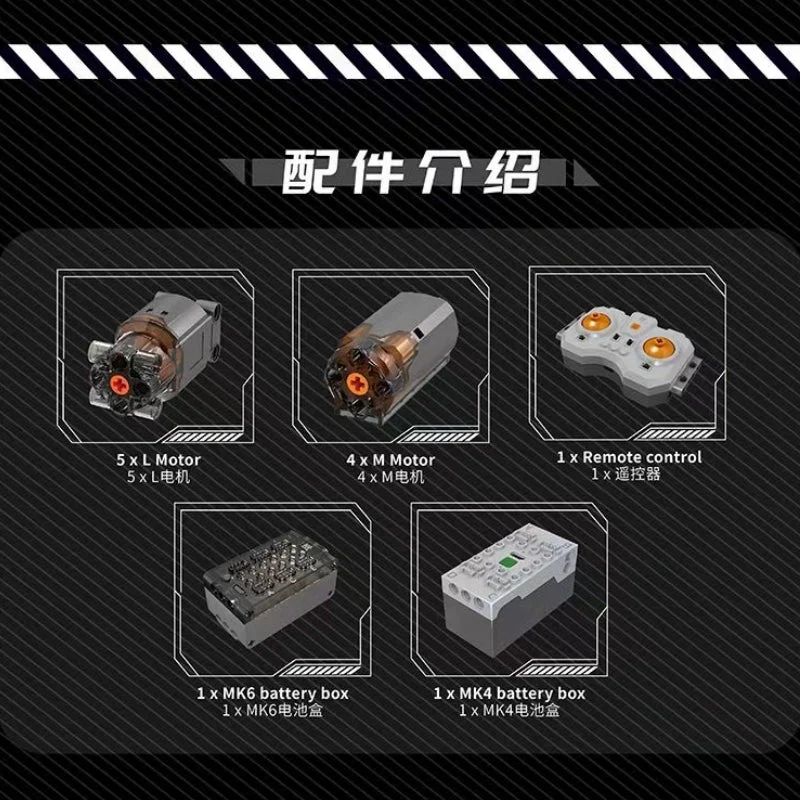 Mould King 13130S RC Liebherr Terex RH400 Mining Excavator OVP EU Warehouse Version - YWOBB