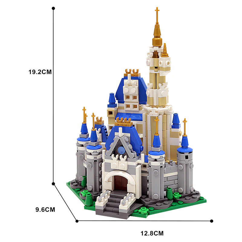 GOBRICKS MOC 12492 Magical Cinderella's Castle - YWOBB