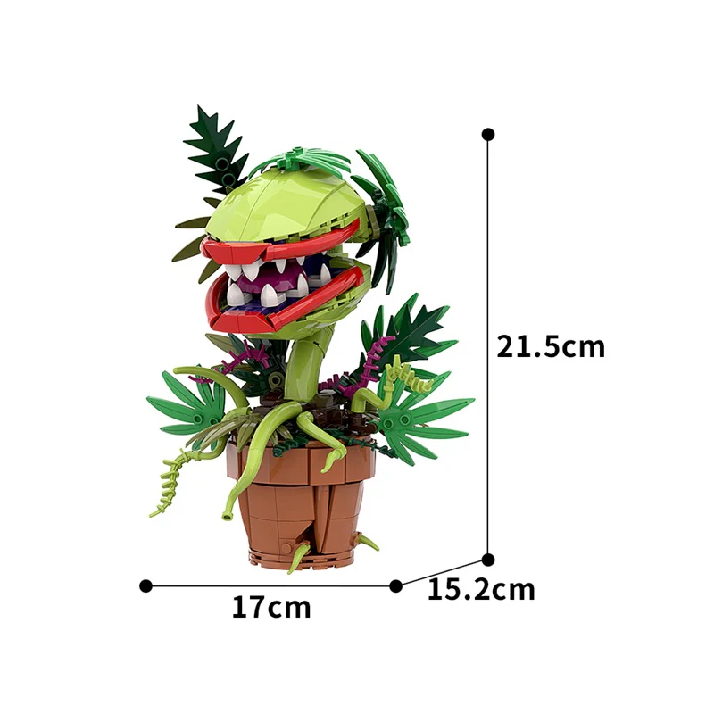 GOBRICKS MOC F-A0629 Audrey II - YWOBB