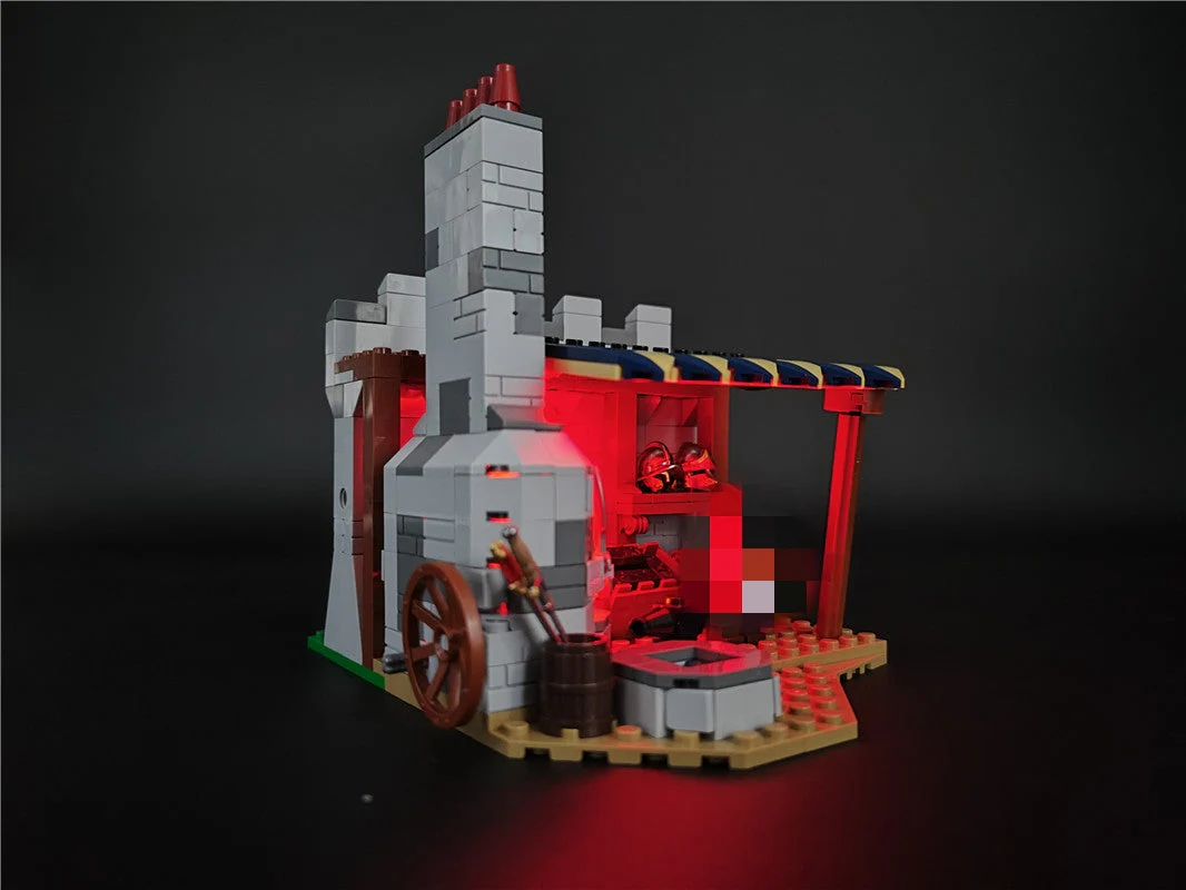 YOURBRICKS 40001 Medival Modular Blacksmith MOC 83224 - YWOBB