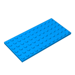 GOBRICKS GDS-526 Plate 6 x 12 - YWOBB