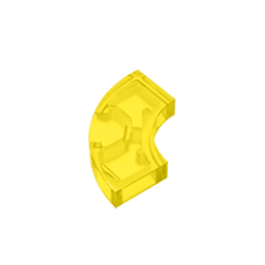 GOBRICKS GDS-1277 Round Corner 2 x 2 Macaroni - YWOBB