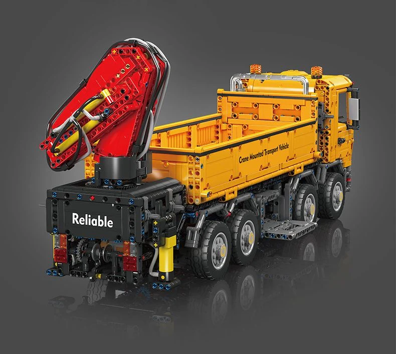 Mould King 17050 Actros Self-Loading Crane - YWOBB