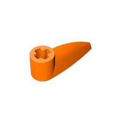 GOBRICKS GDS-1360 Bionicle 1 x 3 Tooth with Axle Hole - YWOBB
