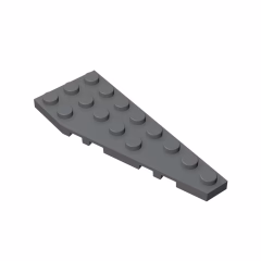 GOBRICKS GDS-553  Plate 8 x 3 Right - YWOBB