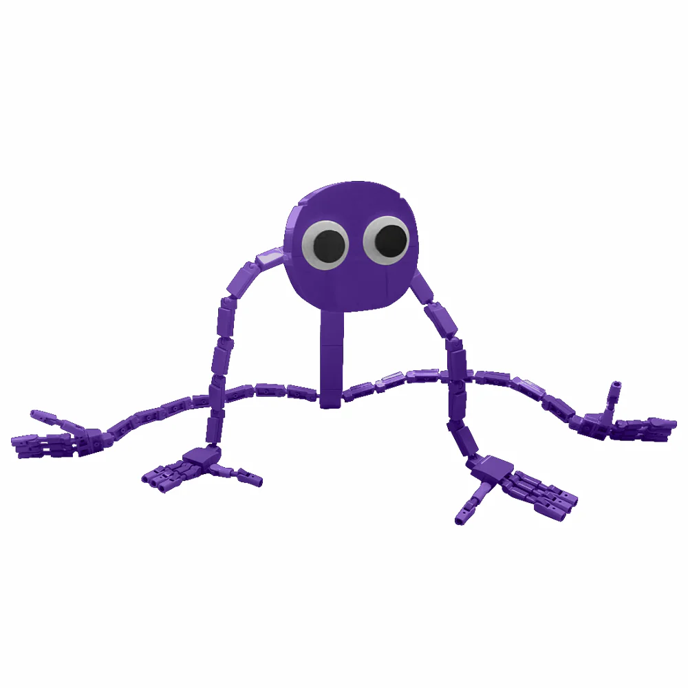 GOBRICKS MOC A0098 Rainbow Friend-Purple (Long Leg Monster) - YWOBB