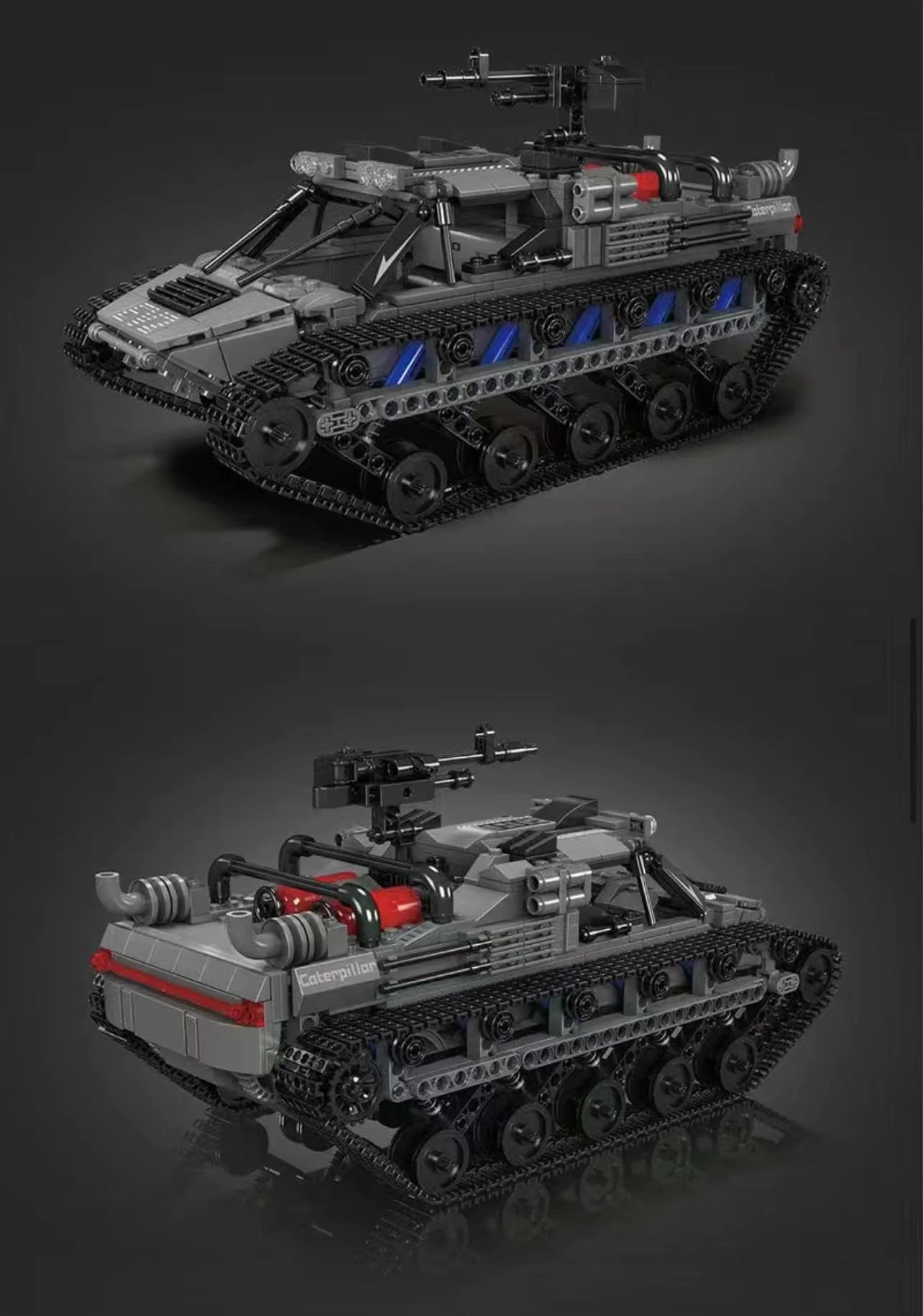 Mould King 20030 EV2 all-terrain crawler vehicle - YWOBB