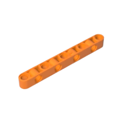GOBRICKS GDS-1593 Liftarm Modified Perpendicular Holes Thick 1 x 9 - YWOBB