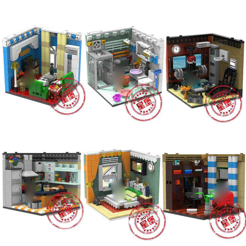 XINGBAO XB-01401 The Living House Set 6 in 1 - YWOBB