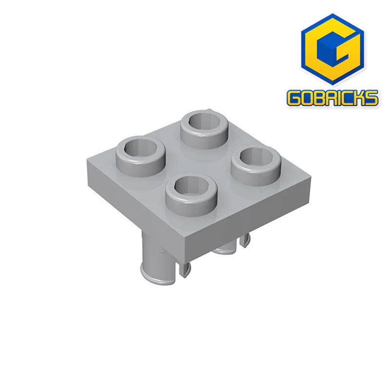 GOBRICKS GDS-1191 Modified 2 x 2 with Pins on Bottom - YWOBB
