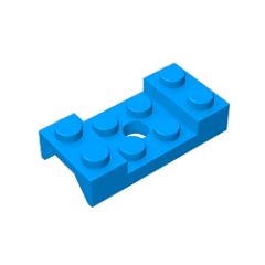 GOBRICKS GDS-1064 Mudguard 2 x 4 with Arch Studded with Hole - YWOBB