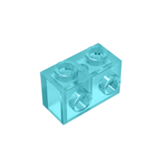 GOBRICKS GDS-634 Modified 1 x 2 with Studs on  Side - YWOBB