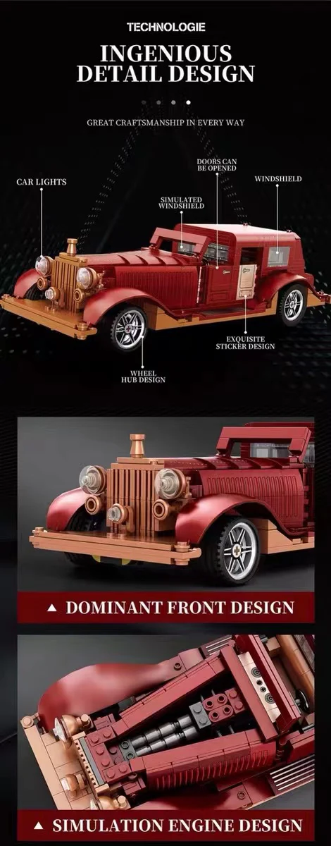 Reobrix 11033 Nostalgic Car - YWOBB