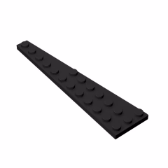 GOBRICKS GDS-707  Plate 12 x 3 Right - YWOBB