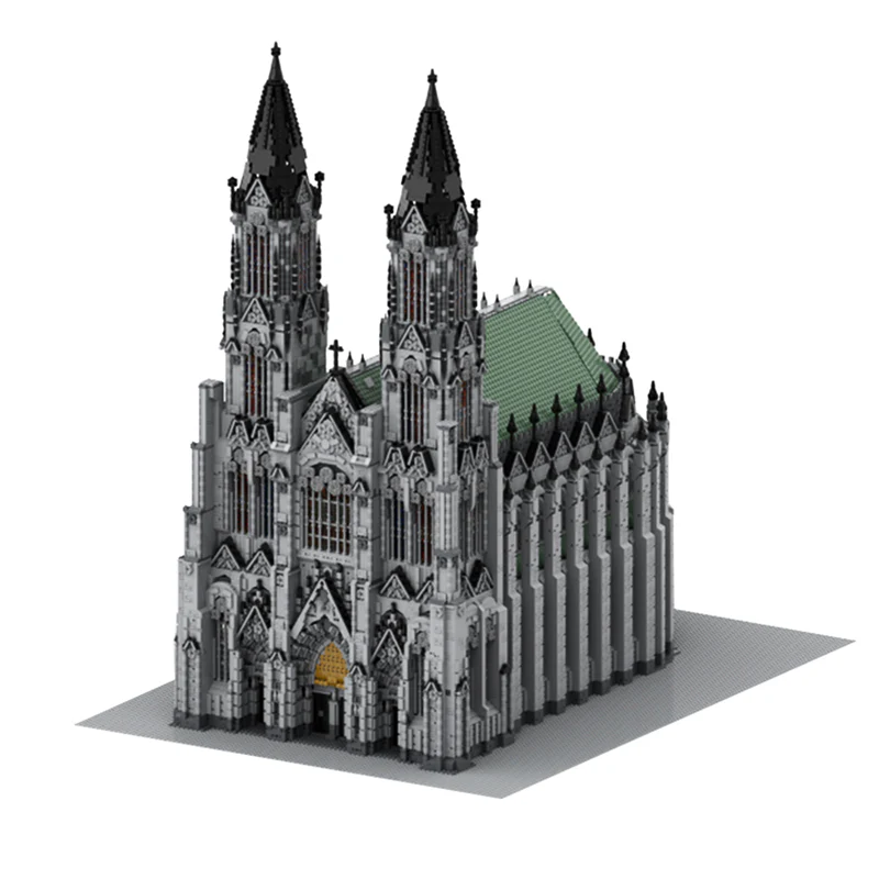 GOBRICKS MOC 142098 Cologne Cathedral - YWOBB