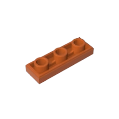 GOBRICKS GDS-M258 Tile Modified 1 x 3 Inverted with Hole - YWOBB