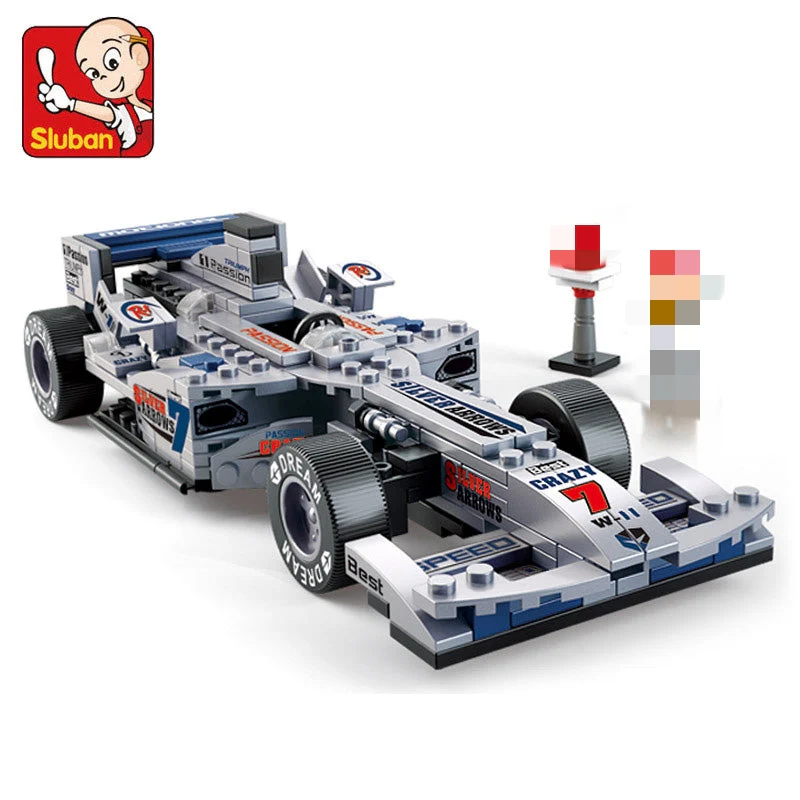 SLUBAN M38-B0352 The F1 SILVER Racing Car - YWOBB