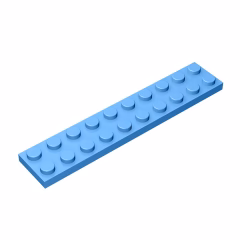 GOBRICKS GDS-514 Plate 2 x 10 - YWOBB