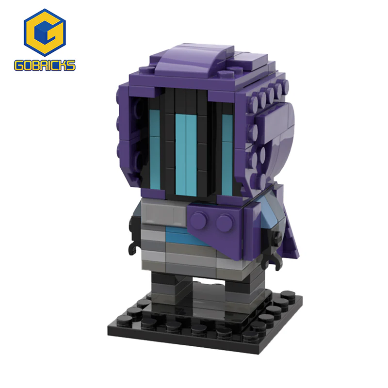 GOBRICKS MOC 121079 VALORANT Omen Brickheadz - YWOBB