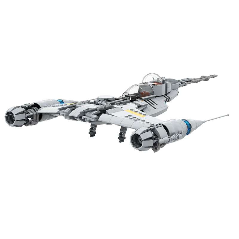 GOBRICKS MOC 99932 The Mandalorian-Din Djarin's N-1 Starfighter - YWOBB