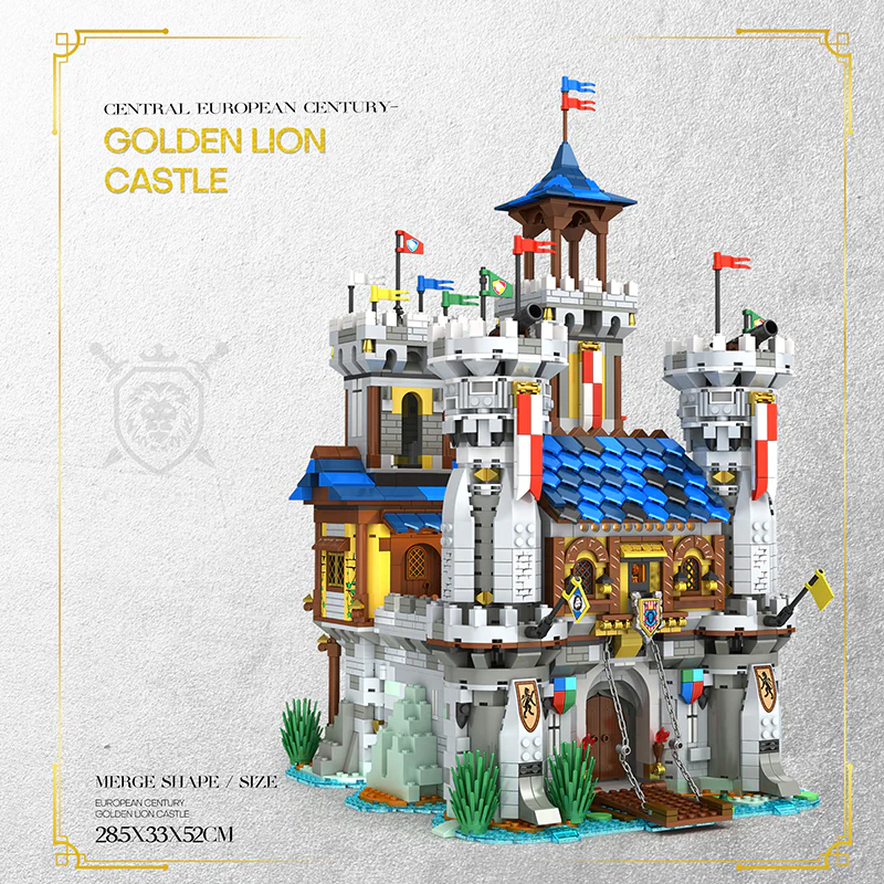 2022ver2_フットプリント付mobigarden_royal castle Reobrix 66006 Golden Lion Castle - YWOBB