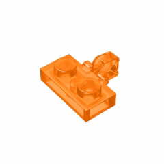 GOBRICKS GDS-822 Hinge Plate 1 x 2 Locking with 1 Finger on Side - YWOBB
