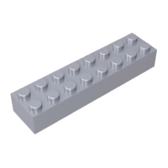 GOBRICKS GDS-544 Brick 2 x 8 - YWOBB