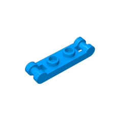 GOBRICKS GDS-734  Modified 1 x 2 with Bar Handles on Ends - Closed Ends - YWOBB