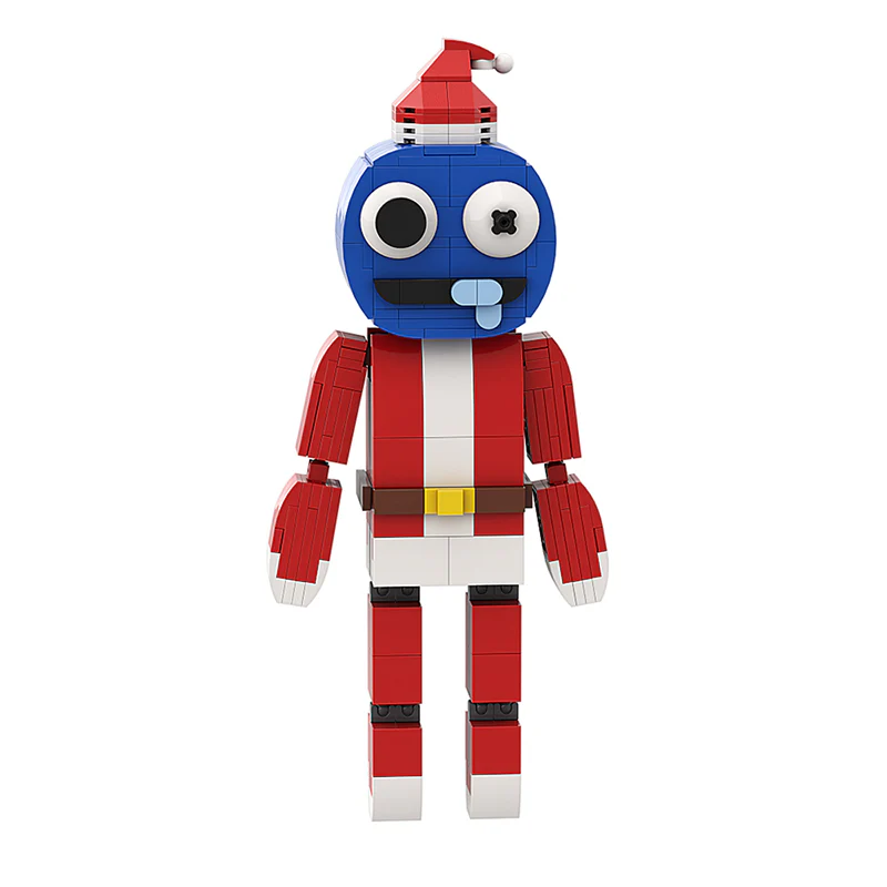 GOBRICKS MOC A0196 RainbowFriends Christmas style-Blue - YWOBB