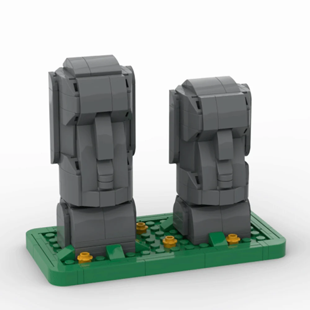 GOBRICKS MOC 40120 Moai - YWOBB